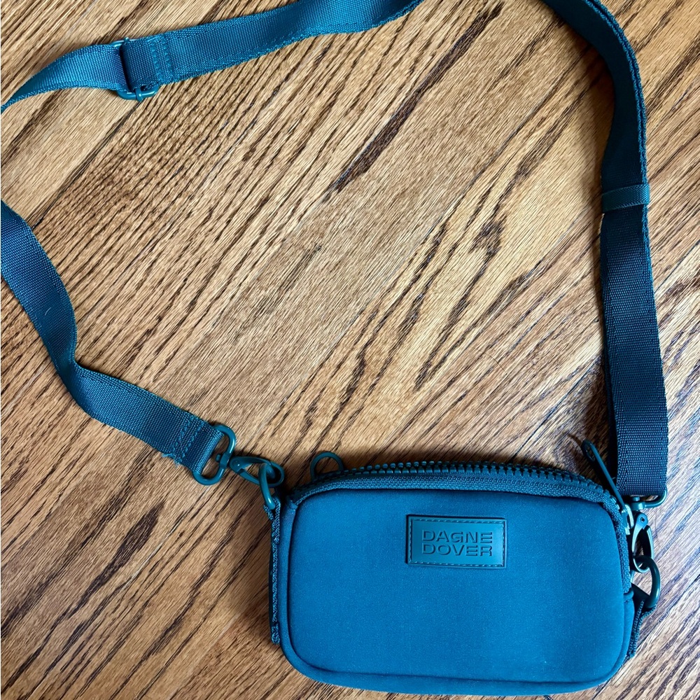 Dagne Dover MARA NEOPRENE PHONE SLING Teal Bag